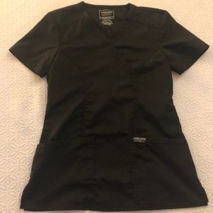 Cherokee Women Scrubs Top Workwear Revolution V-Neck
